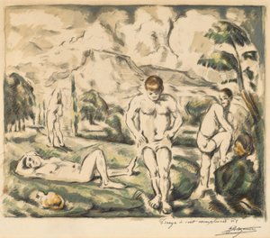 Les Baigneurs Grande Planche, 1896-1897