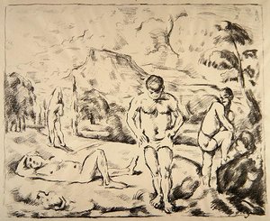 Les Baigneuses, vers 1898