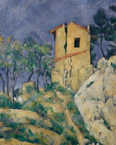 La maison aux murs fissurés, vers 1892-94 - Paul Cézanne