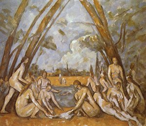 Les grands baigneurs - Paul Cézanne
