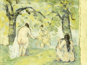 Trois baigneuses, 1875-77