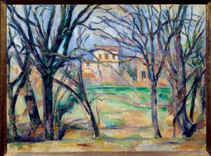Arbres et maisons - Paul Cézanne
