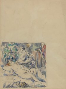 Réveil [verso] - Paul Cézanne