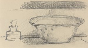 Lavabo et flacon de parfum - Paul Cézanne