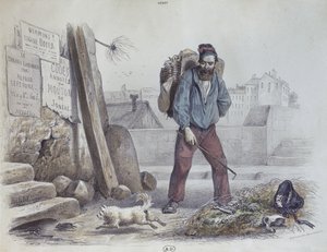 Homme affamé pendant la Commune de Paris