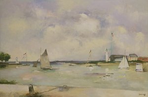 Entrée du port de Honfleur