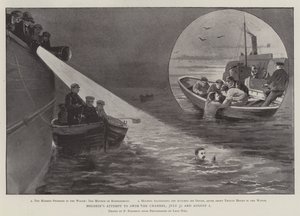 La tentative de Holbein de traverser la Manche, 31 juillet et 1er août - Paul Frenzeny