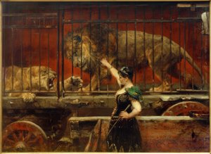 P. Meyerheim, La lionne jalouse