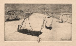 Six eaux-fortes : Tréport