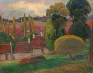 Une ferme en Bretagne, vers 1894