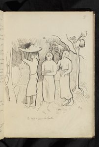 Avant et après - dessin "En route pour le festin"