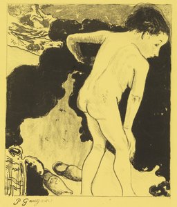 Baigneurs en Bretagne, de la suite Volpini : Dessins lithographiques, 1889 - Paul Gauguin