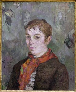 Buste de femme (huile sur toile)