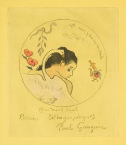 Entwurf für einen Porzellanteller - Paul Gauguin