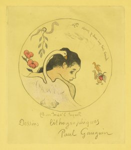 Design pour une assiette en porcelaine, 1889