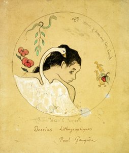 Conception pour une assiette - Léda et le cygne, 1889