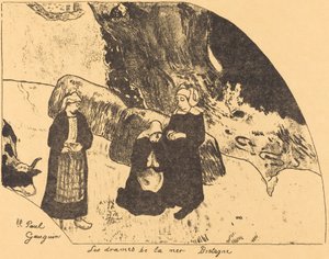 Les drames de la mer, Bretagne, 1889