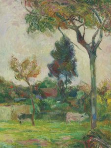 French: Deux vaches au pré, ou Les Deux vaches Two Cows in the Meadow