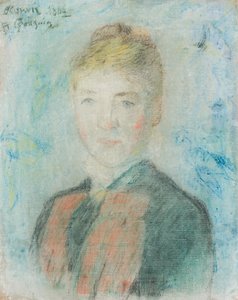 Français :  Mlle S. Manthey, Portrait de Sophie Margrethe Manthey Mlle S. Manthey - Paul Gauguin