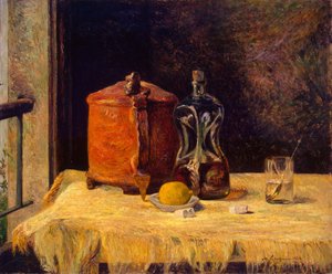 French: À la fenêtre, nature morte At the Window