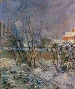 Jardin sous la neige, 1883