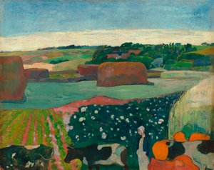 Meule de foin en Bretagne - Paul Gauguin