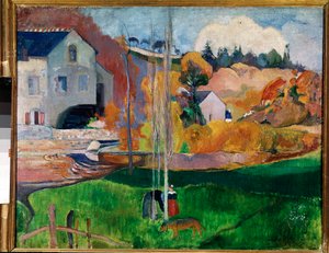 Paysage en Bretagne, le moulin David