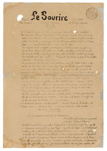 Le sourire: Journal sérieux, Oct. 13, 1899 - Paul Gauguin