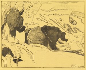 Die Wäscherinnen - Paul Gauguin