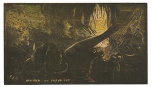 Mahna no varua ino (Le diable parle), extrait de la suite Noa Noa