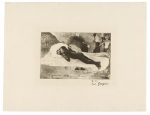 Manao tupapau (Elle pense au fantôme ou Le fantôme pense à elle), extrait de L