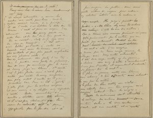 Pages de manuscrit [recto]