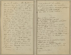 Pages de manuscrit