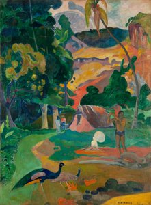 Matamoe ou, Paysage avec des paons