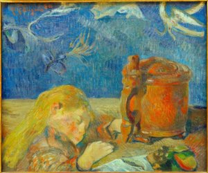 Portrait de Clovis Gauguin (L’enfant endormi)