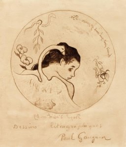 Projet pour une assiette – Léda et le cygne