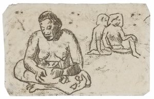 Femme assise (lié à la peinture Sœur de charité)
