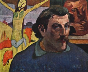 Autoportrait avec le Christ jaune