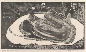 Esprit des morts veillant Manao Tupapau, de Fragrance Noa Noa, 1893-94