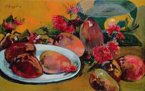 Nature morte avec des mangues - Paul Gauguin