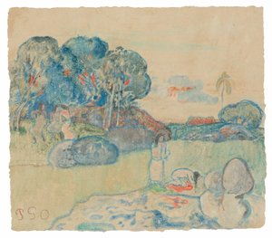Paysage tahitien