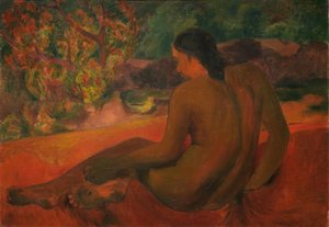 Femme tahitienne - Paul Gauguin