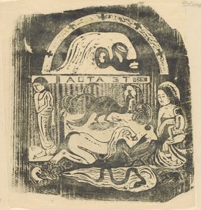Te Atua Les Dieux Petite Plaque [recto]