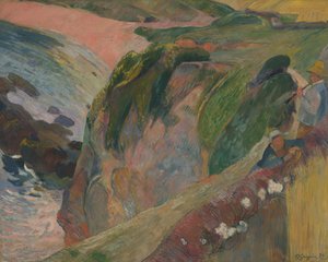 Le Joueur de flageolet sur la falaise
