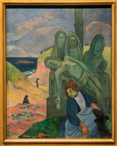 Le Christ vert - Paul Gauguin (1848-1903) - Musées royaux des Beaux-Arts de Belgique - Post-impressionnisme - Calvaire breton