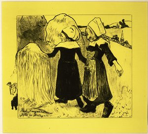 Les Joies de la Bretagne, de la Suite Volpini: Dessins lithographiques, 1889 - Paul Gauguin