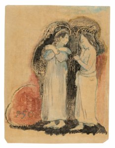 Deux Femmes Tahitiennes Debout