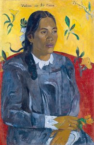 Vahine no te Tiare Femme avec une fleur - Paul Gauguin