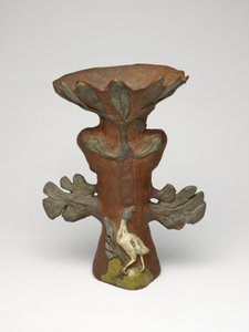 Vase en forme de plante exotique, 1886-87