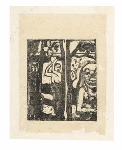 Femme cueillant des fruits et Oviri